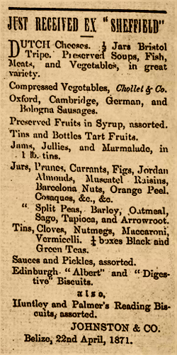 New Era and British Honduras Chronicle, 29 aprile 1871